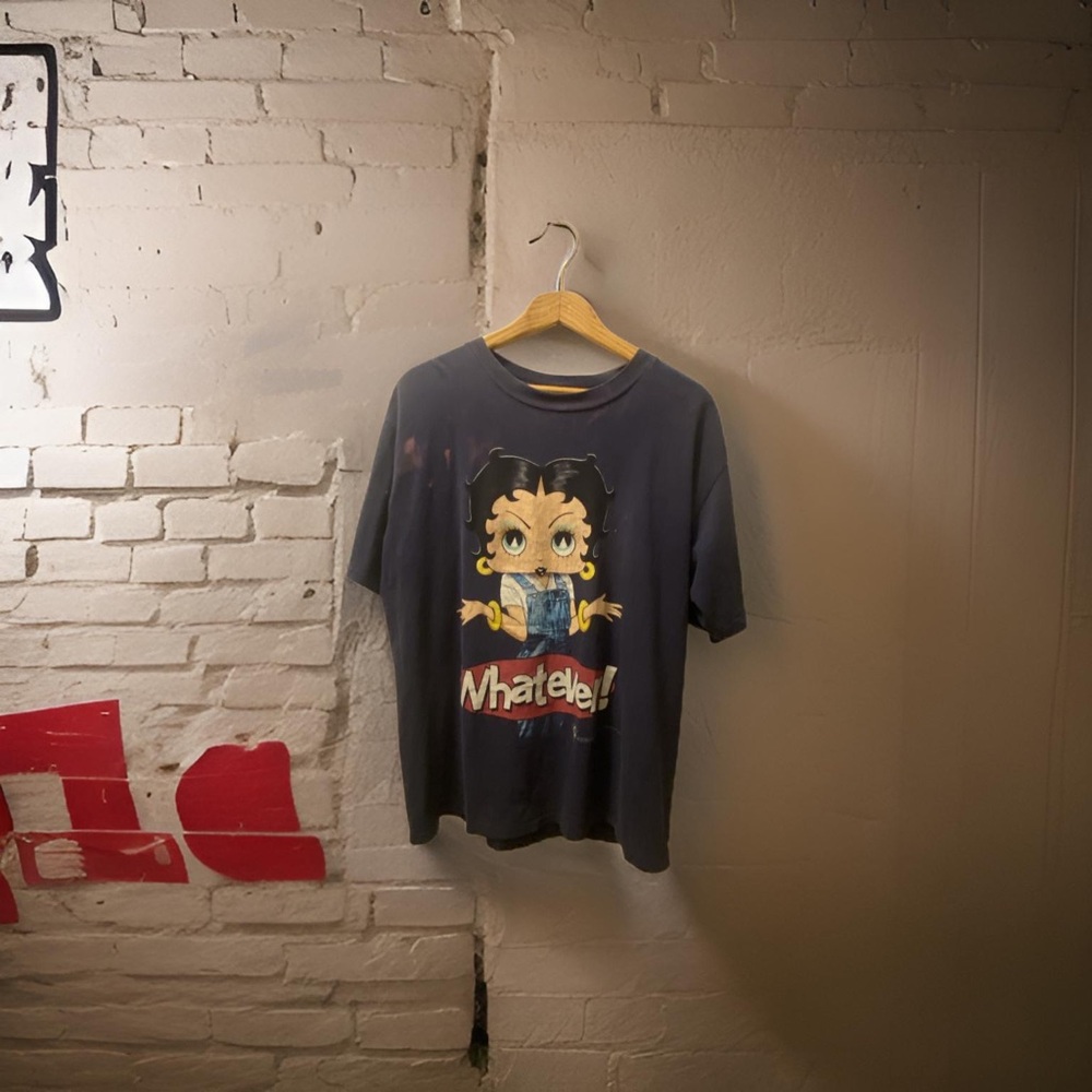 #Vintage #bettyboop Graphic T-Shirt - Black